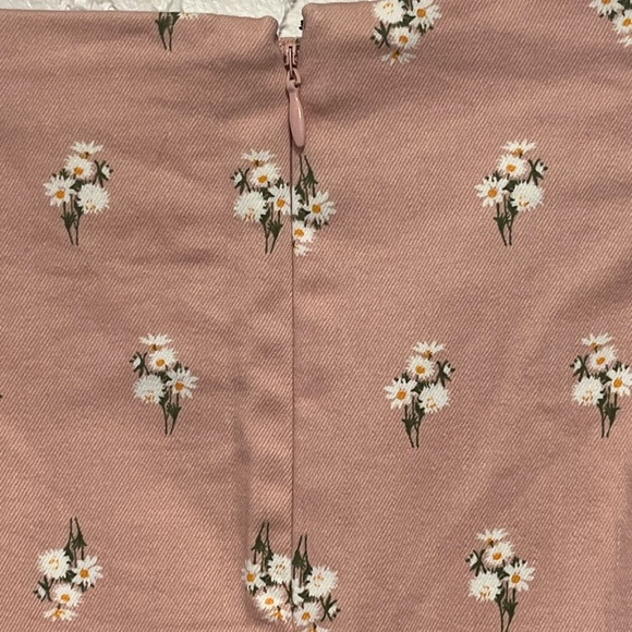 Aeropostale Floral Pink Mauve Mini Skirt - Picture 5 of 6